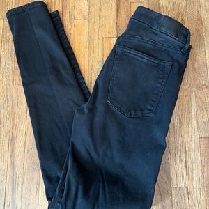 American Eagle Outfitters Black Skinny Jeans Size 6 Long